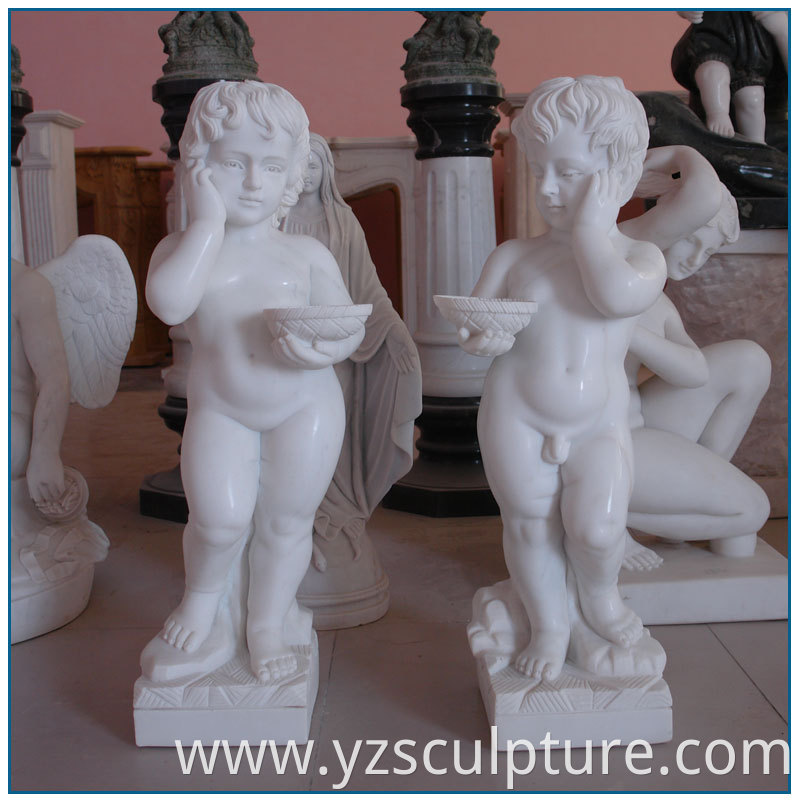 marble children statue 